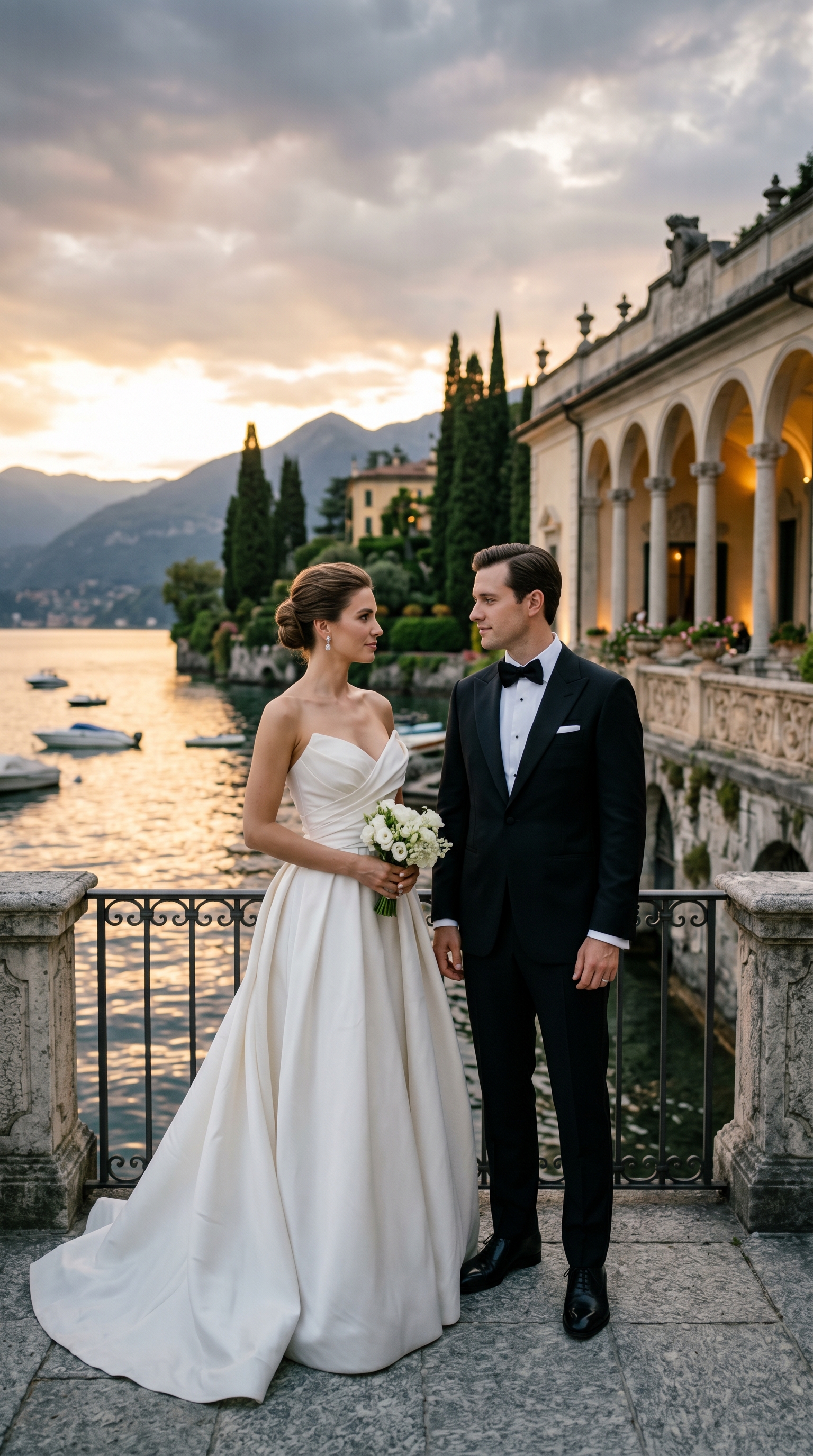 Como Gölü Zarafeti - AI Wedding Concept